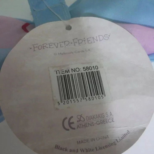 Forever Friends Child's Umbrella new, blue and pink vintage, 69.5 cm