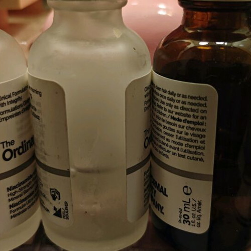 Serum pack VT Cosmetics and The Ordinary used, 4 pieces
