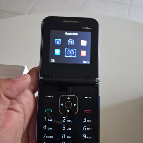 Mini Foldable i15 Pro Phone dual SIM, Bluetooth, USB-C like new