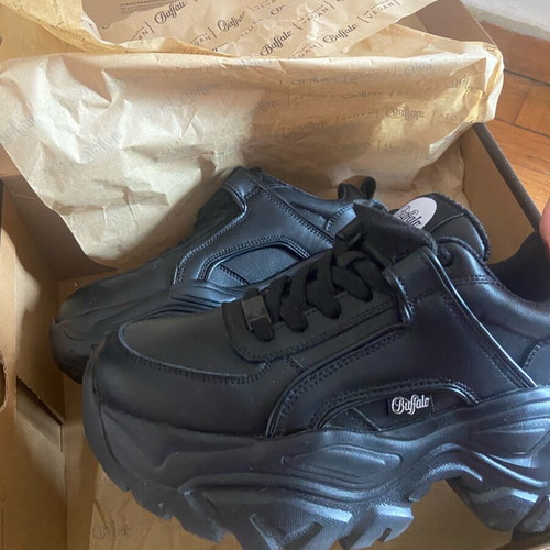 Buffalo Galactica black sneakers new, size 37