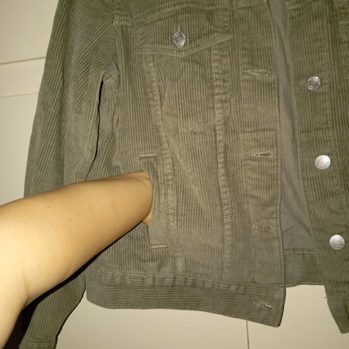 Marks & Spencer khaki corduroy jacket XL used, 100% cotton