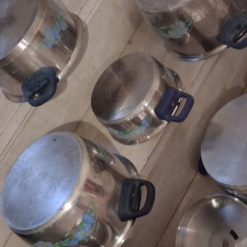 Fissler cookware set 6 pieces, blue dream series