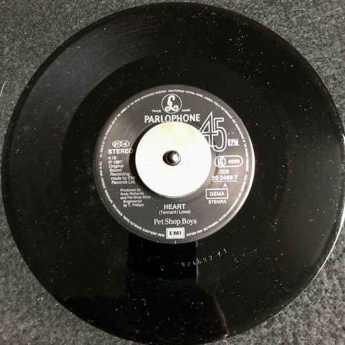Pet Shop Boys Heart 7" vinyl single used, pop