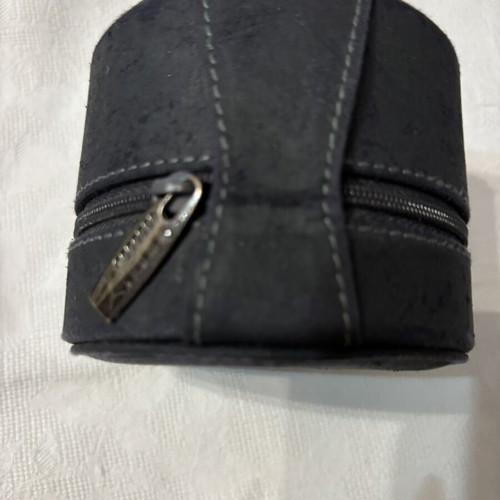 Tag Heuer watch case like new, suede leather with velvet lining and manual