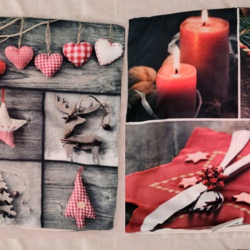 Das Home Christmas pillowcases like new, set of 2 for 40x40cm