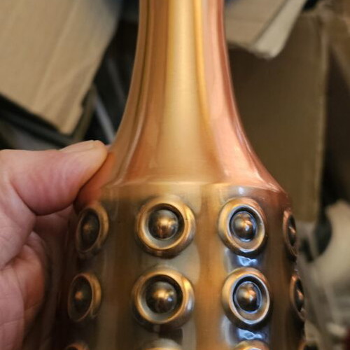 Vintage MCM copper decorative vase like new