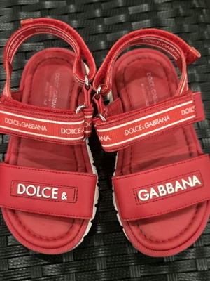Dolce&Gabanna sandals size 24 like new, red
