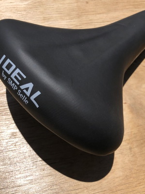 Vintage Ideal Bicycle Saddle by SMP Selle New, Made in Italy