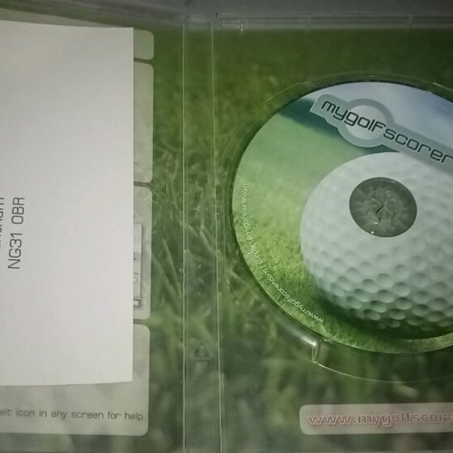 My Golf Scorer PC game in good condition