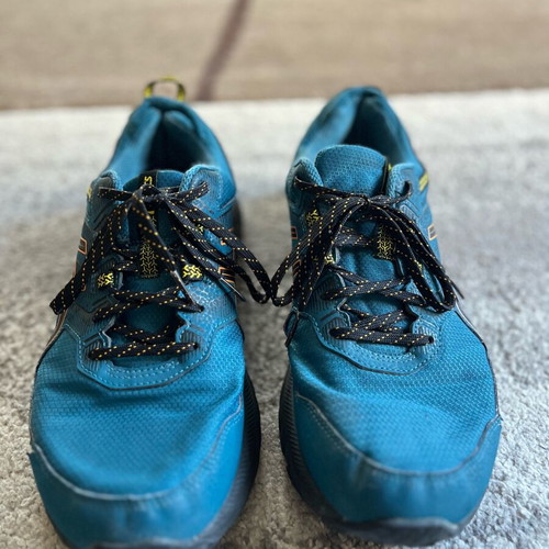 Asics Gel-Venture 9 athletic shoes used, size 44, blue