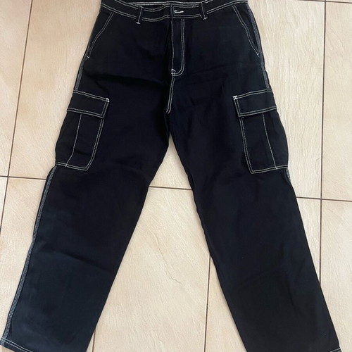 Pull & Bear cargo jeans like new, black, size XXL