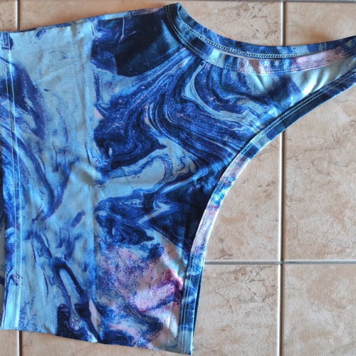 Shein top blue size M new