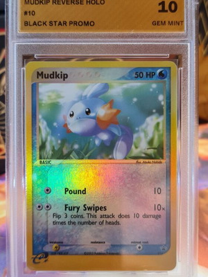 Mudkip Nintendo 2003 #10 Black Star Promo Pokemon κάρτα καινούργια