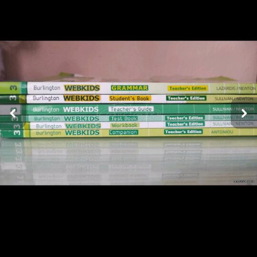 Webkids 2 and Webkids 3 English Books new, complete Burlington packages