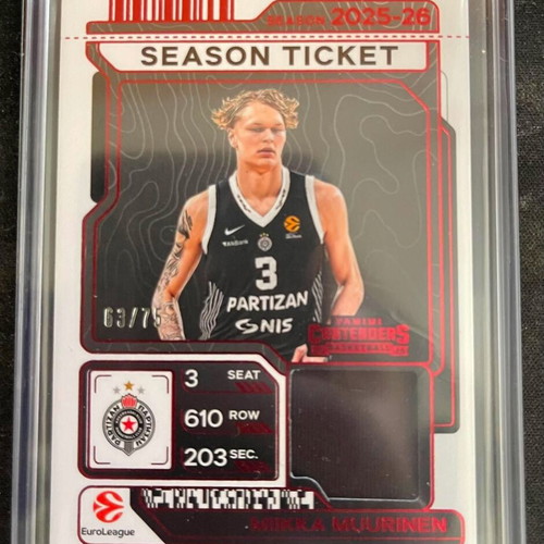 Mika Muurinen Patch Euroleague Contenders 2025-26 like new