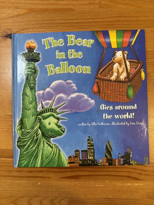 The Bear in the Balloon Flies Around the World! English Book like new