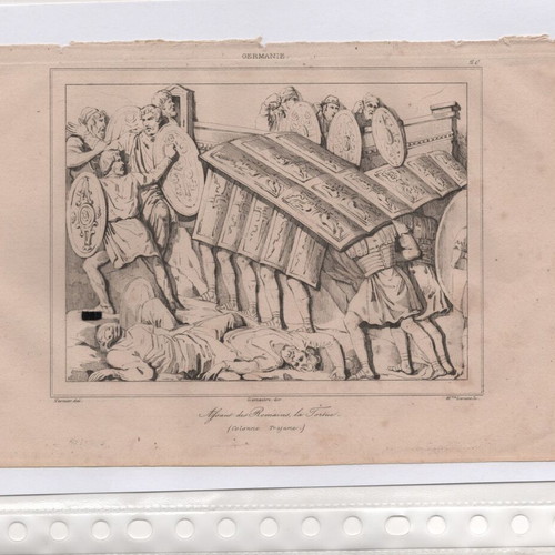 Engravings pack of 12 from 1810 book, Germanic theme, like new
