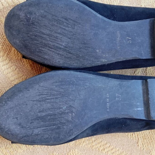 Black ballerina flats size 37
