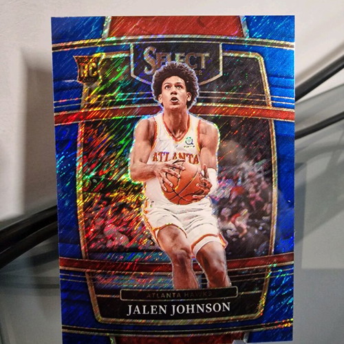 NBA Select Jalen Johnson Blue Shimmer Rookie new