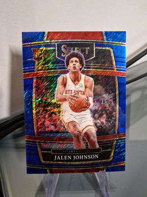 NBA Select Jalen Johnson Blue Shimmer Rookie new