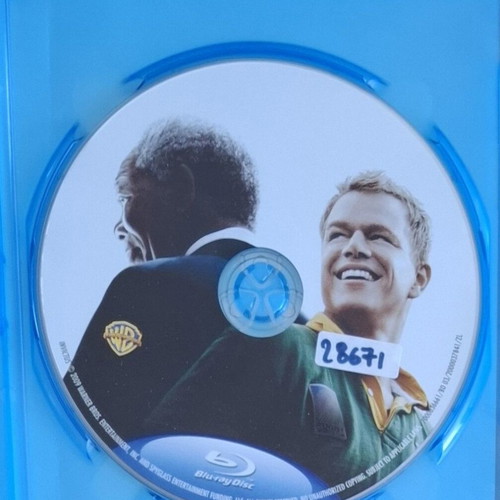 Invictus Blu-ray used with Greek subtitles, drama historical