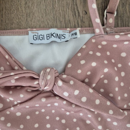 Gigi Bikinis Brown Polka Dot One-Piece Swimsuit Like New, Size 116 cm