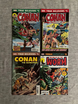 True Believers Conan comic set of four, new condition