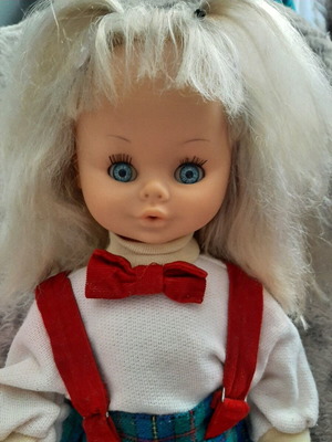 Cabar doll used, Italian mechanical collectible 0.50 cm