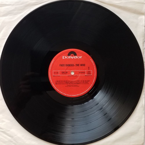 The Who Face Dances vinyl LP used, rock pop