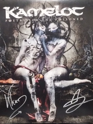Kamelot Poetry For The Poisoned 2LP 2010 σαν καινούργιο, υπογεγραμμένο από 2 μέλη