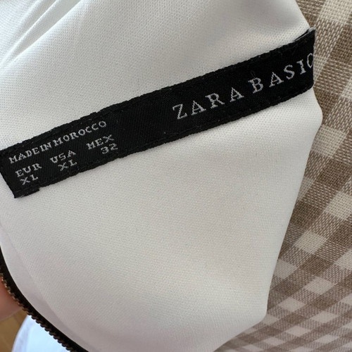 Zara white dress used, ideal for office, size XL