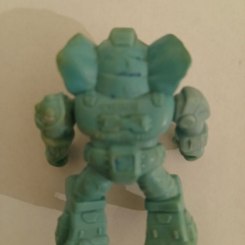 Teratomachos Rambo the Elephant figure used, blue (sky, turquoise)