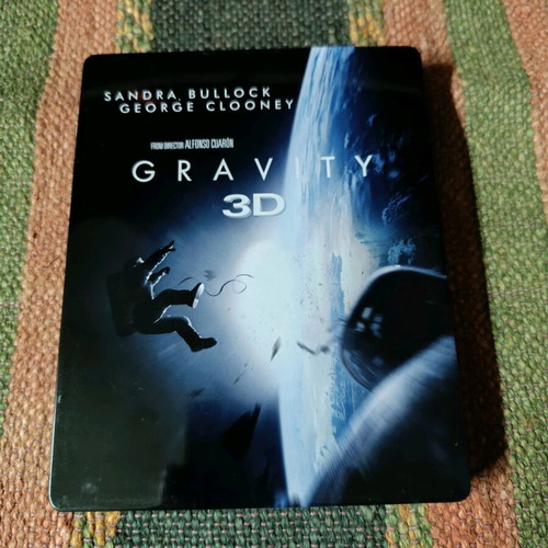 Gravity Blu-ray Steelbook 3D and 2D with Greek subtitles like new