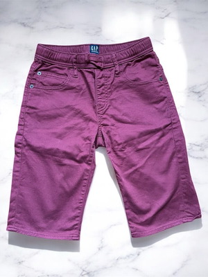 GAP Denim boys' jean bermuda shorts size XL in burgundy, like new