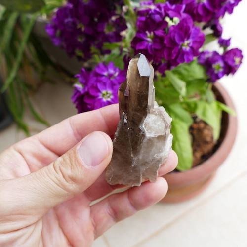 Smoky quartz natural raw crystal from Madagascar new 81.3 g