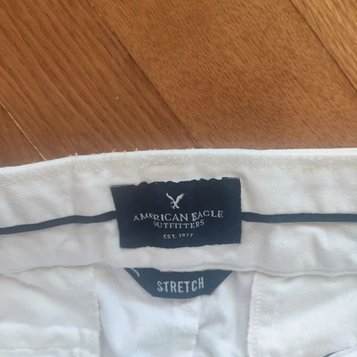American Eagle white cotton women's shorts new, XS/S