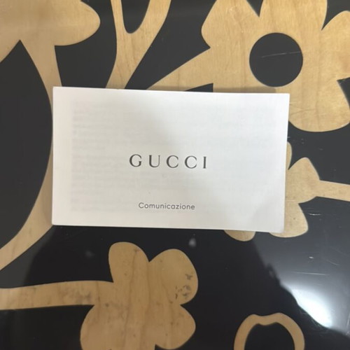 Gucci product tag new from tie
