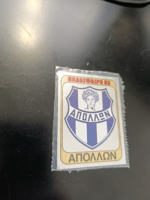 Panini Football 83 sticker #20 Apollon Athens logo