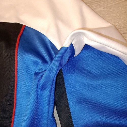 Nike Force Basketball Track Jacket used, size Medium, blue multicolor