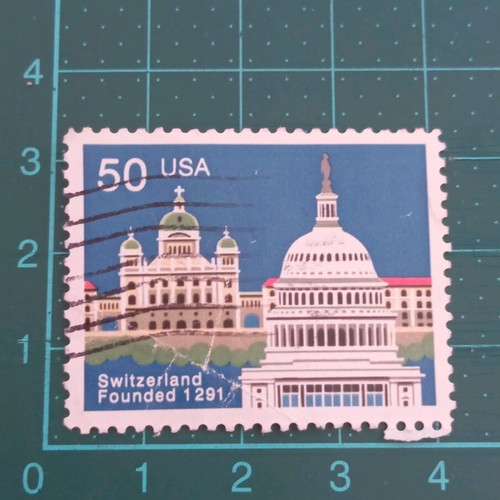 United States stamp 1991 like new, Founding of Switzerland