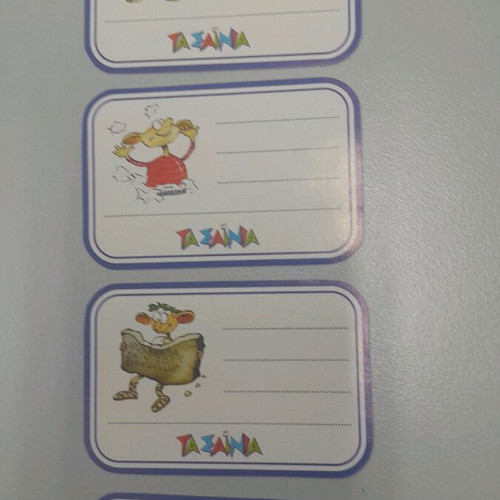 Collectible Ta Sainia Stickers 8 Pieces 1994