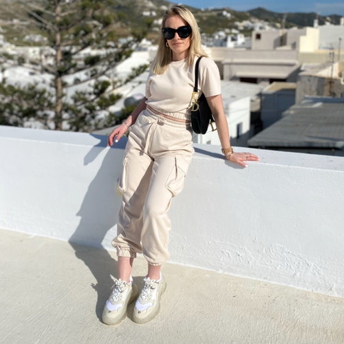 Forma Zara beige pants like new, size S