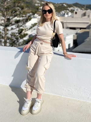 Forma Zara beige pants like new, size S
