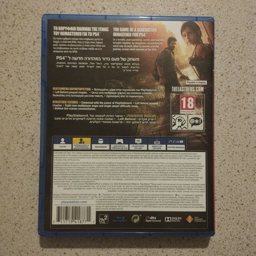 The Last of Us Remastered PS4 game