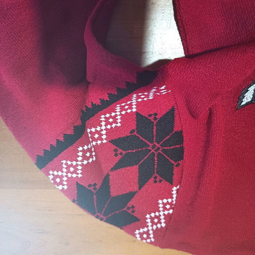 Emporio Armani sweater new, red, size L-XL