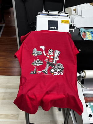 Olympiacos Euroleague T-shirt new, red, sizes L to XXL
