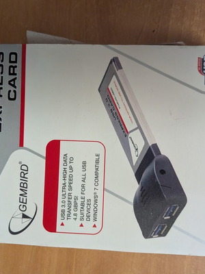 Gembird 2 port USB3.0 Express Card σαν καινούργιο