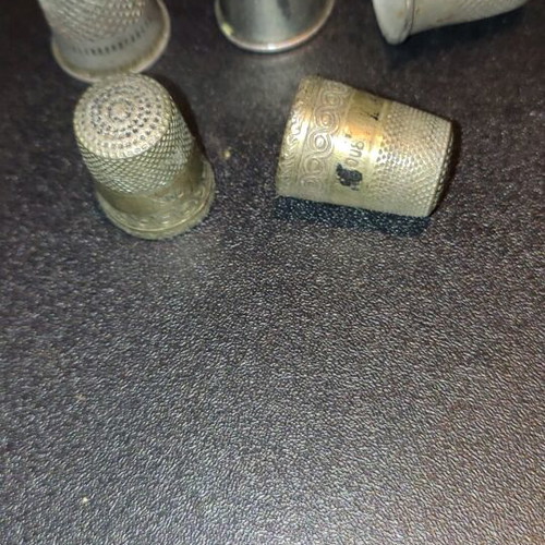 Thimbles used for sewing, pack of 5 pieces