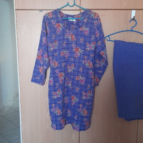 Indian set dress with high slit and pants used
