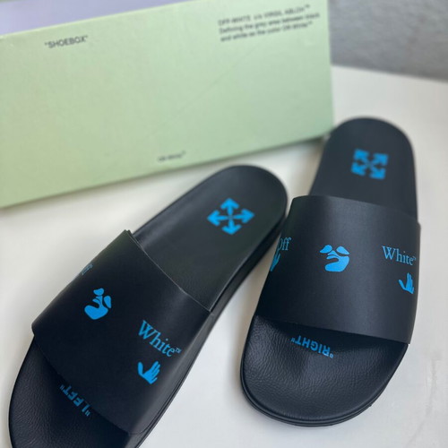 Off White slippers, size 43, black